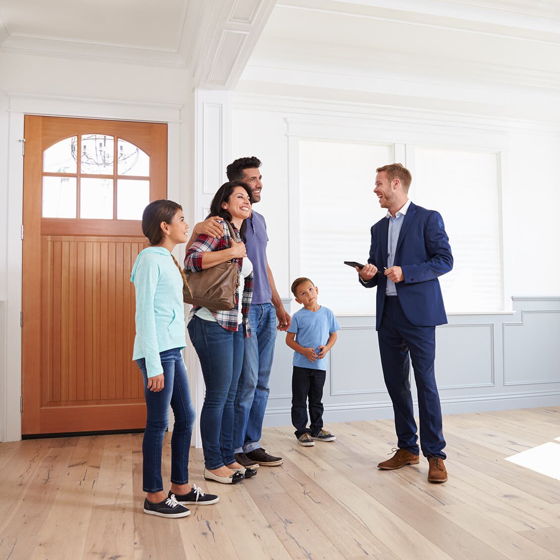 Family Buying New Home