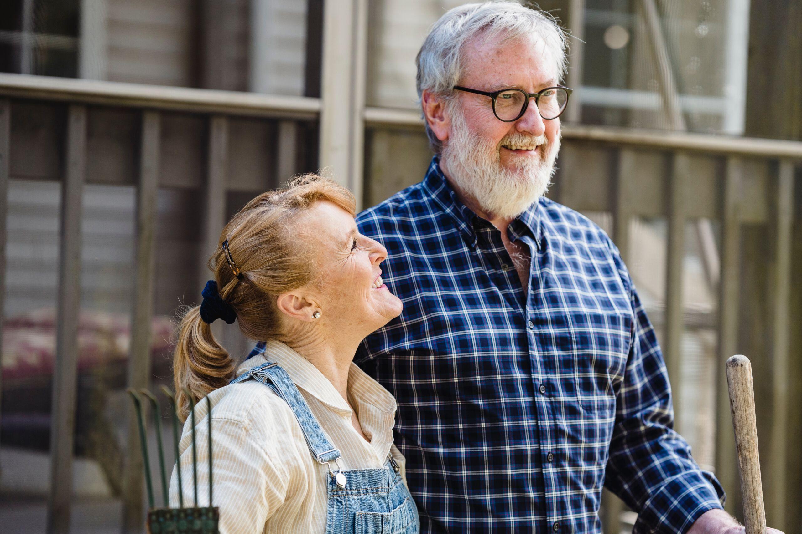 Image of Denver couple who are happy with their reverse mortgage loan.